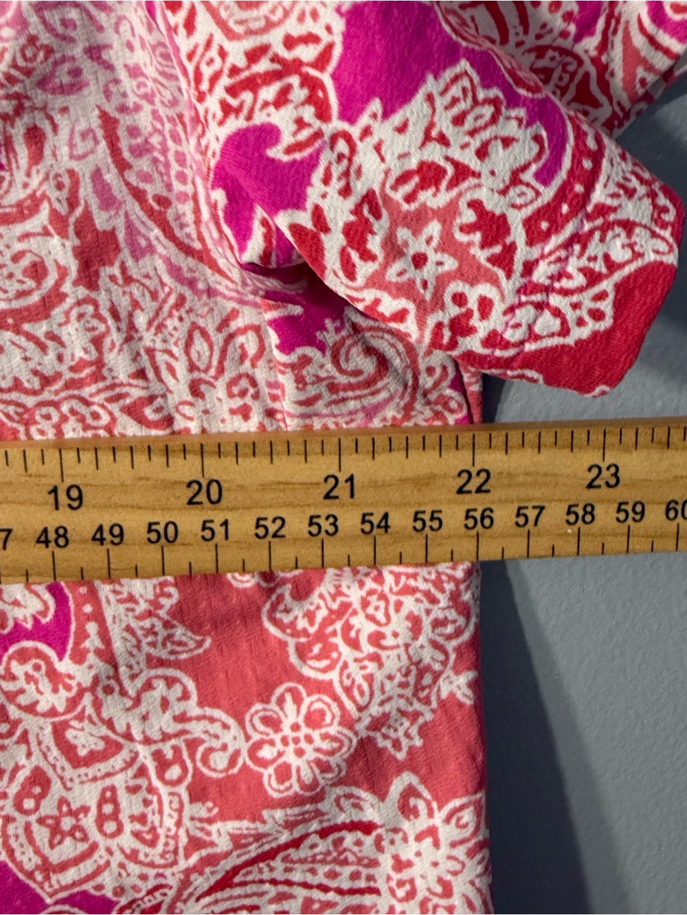 IBKUL UPF50+ Pascha Print Pink Short Sleeve Golf Quarter Zip Women’s Top Size XL - Picture 10 of 10